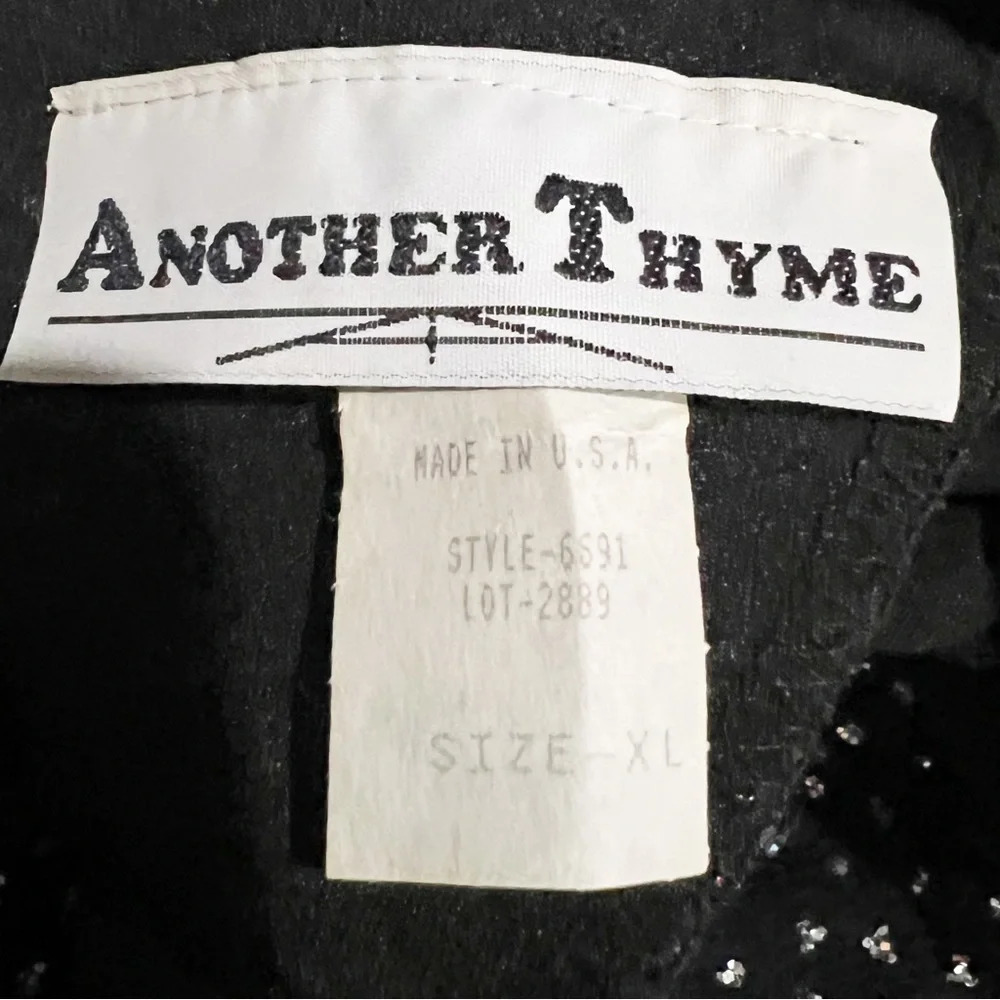 😻VTG Another Thyme Sparkle Blouse - Picture 7 of 7